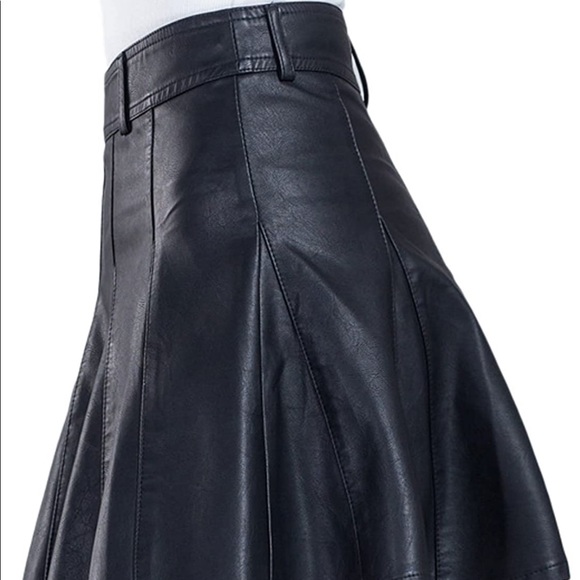 Faux Leather skirt NWOT - Picture 3 of 9